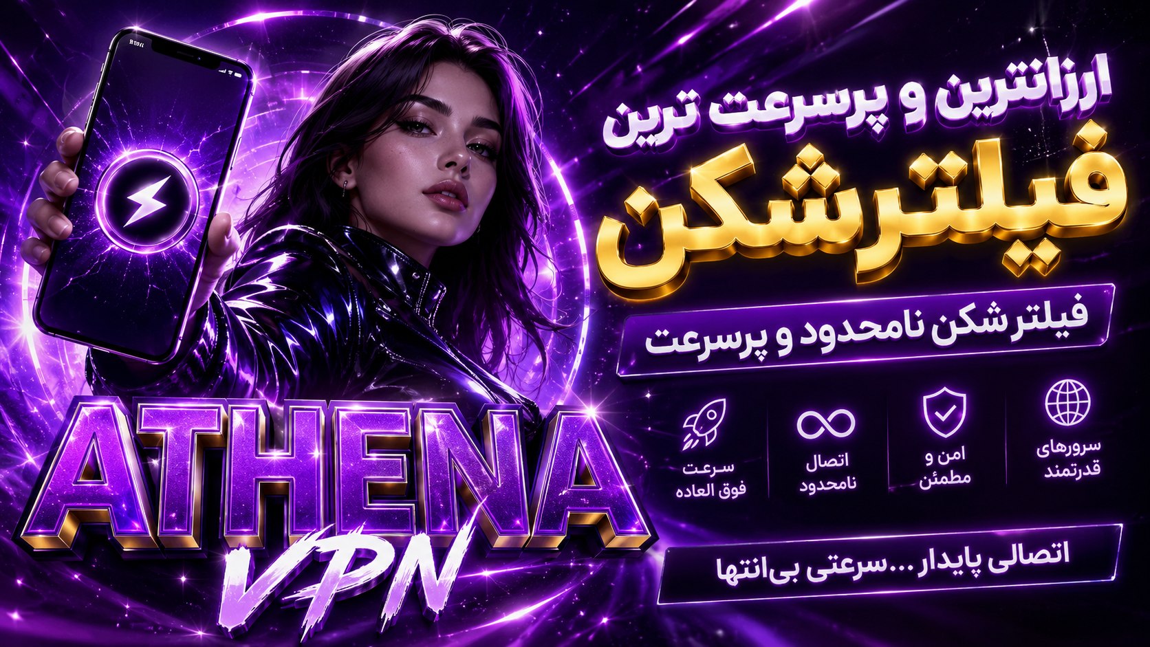 آتنا VPN | فروش فیلتر شکن